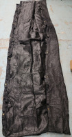 New - 40ft&times;5ft Black Sun Shade Tarp . Measures approximately 40ft.&times;5ft. (480"&times;60")