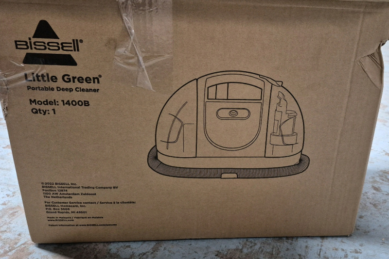 As New BISSELL Little Green Portable Deep Cleaner Vacuum Model 1400B