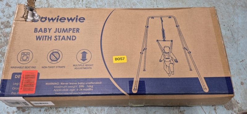 As New Cowiewie Baby Jumper with Stand