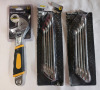 New - Pro Essentials 8" Adjustable Wrench & Two (2) 5pc. Wrench Sets .
