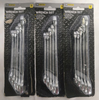 15 New | Pro Essentials Wrenches Sizes ⅜, 7/16, &frac12;, 9/16, ⅝ | Drop Forged Wrenches