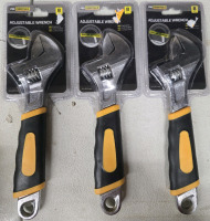 3 New | Pro Essentials 8" Adjustable Wrenchs
