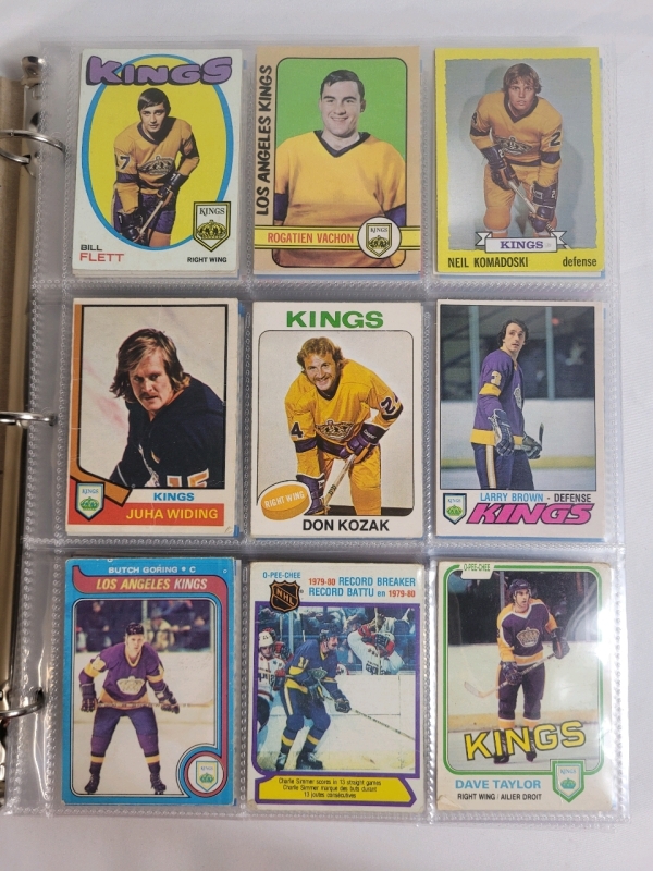 1971 - 2023 Los Angeles NHL Hockey Trading Card Singles . 167 Trading Cards