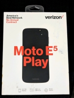 New VERIZON Moto E5 Play Black Android 5.2" Screen 16GB-128GB Expandable Memory Smart Phone IMEI 358390901363872 | See Description