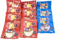 11 New ZAFFI Keto-Friendly 0g Sugar Delicious Fruit Flavor Candy : 8 Bags Taffy, 3 Bags Lollipops - 45g ea | BB 10/2025 and 07/2026