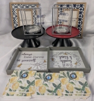 New Huge Home Decor Lot. Candle Holders, Coasters & More!