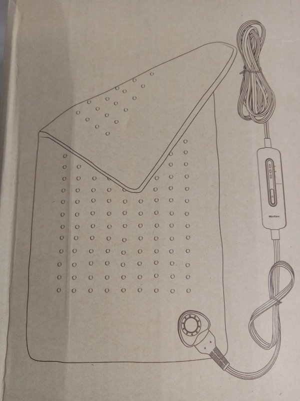 As New | MaxKare Electric Heating Pad for Dry Heat Therapy | 3 Settings w/ Auto off after 2hrs