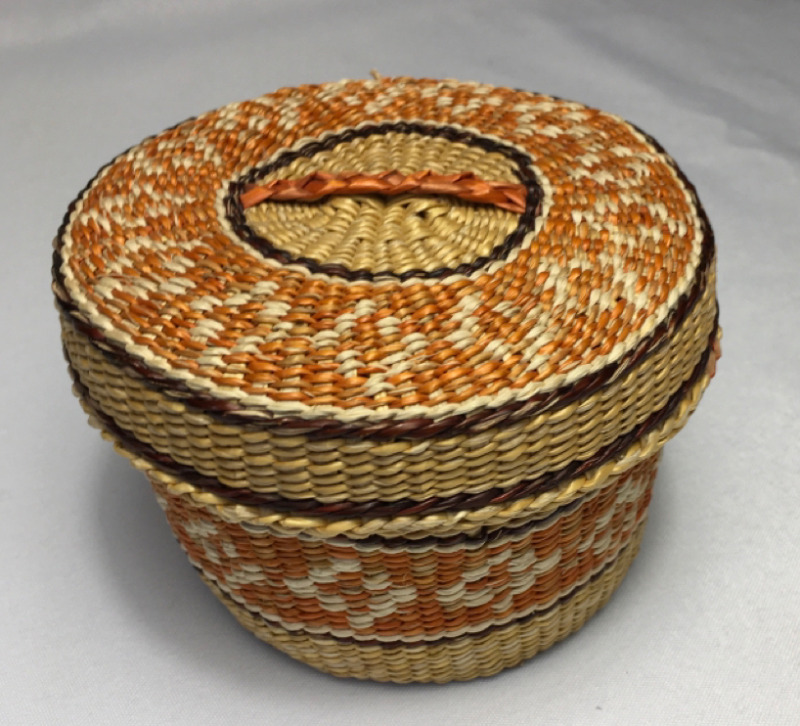 Native American Sweet Grass Basket