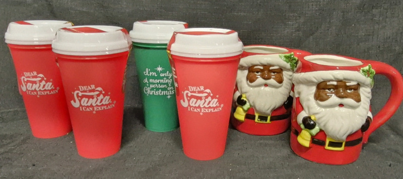 10 New Christmas Tumblers & Santa Mugs