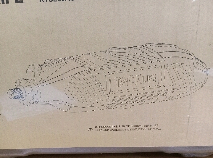 New | Tacklife Power Tools | Cord Rotary Tool Kit | Box Measures 13&times;10"