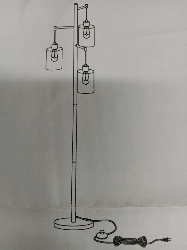 As New | 3 Bulbed Floor Lamp