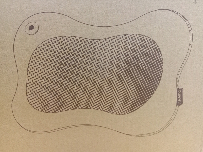 New | Naipo Shiatsu Pillow Massager with Heat for Back and Neck