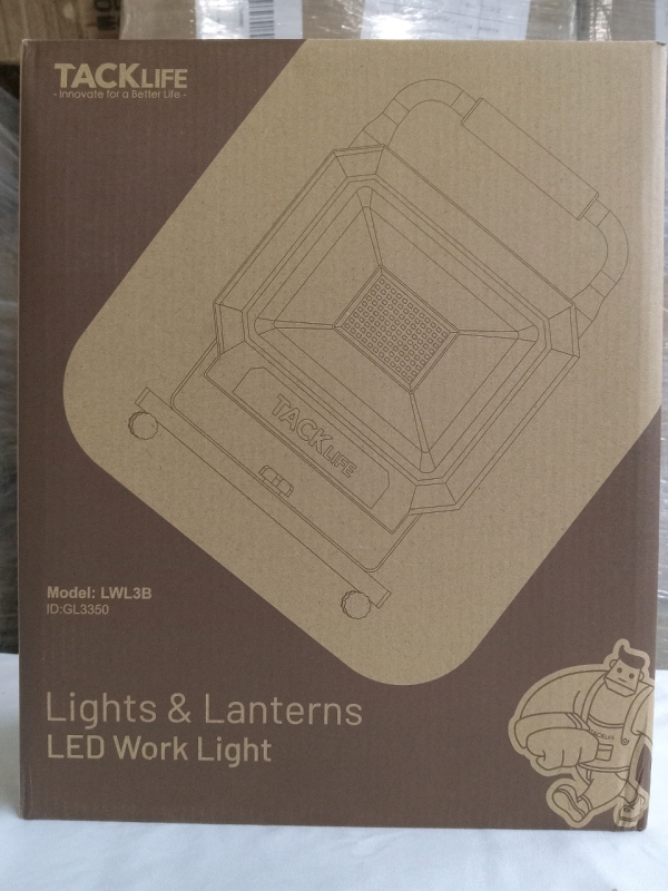 New | Tacklife Lights and Lanterns LED Work Light | Cord Length 9.8ft