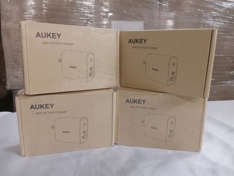 4 New | Aukey 60w PD Wall Chargers