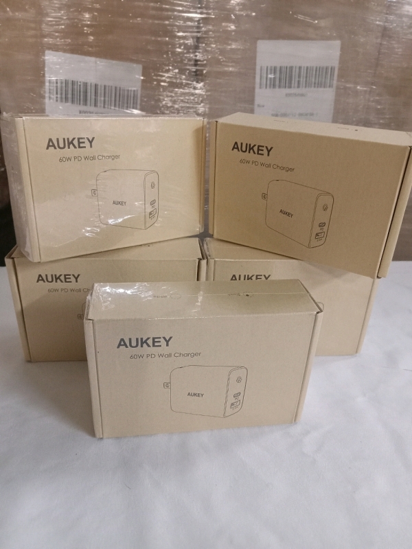 5 New | Aukey 60w PD Wall Chargers
