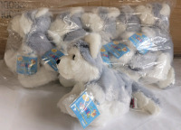 6 New Webkinz Husky w/Code , HM114 . Retired . Measures 6" tall