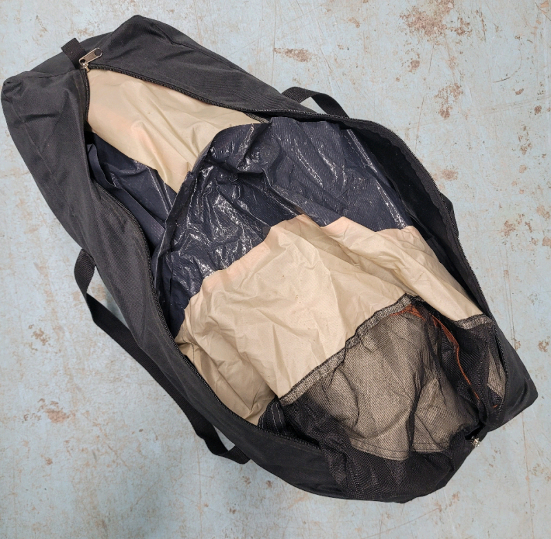 4-Person Outdoor Camping Tent in Travel Bag . Appears Complete , Not Set Up