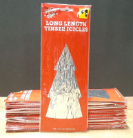 14 Packs of Long Length Tinsel Icicles