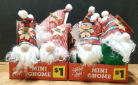 2 Boxes of Mini Gnomes Figures, 6 in each, 12 in Total