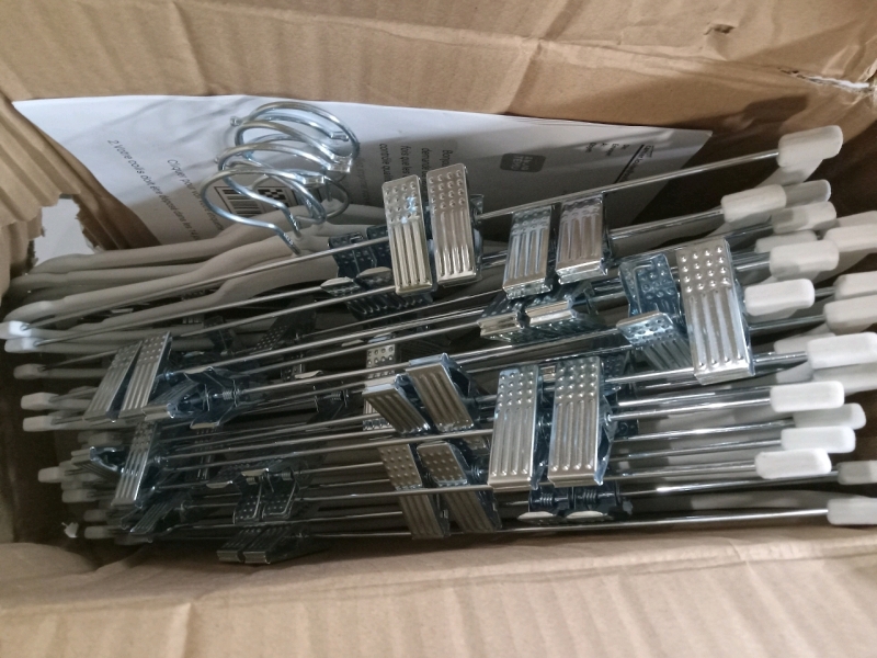 Over 15 New | Metal/Fabric Clothing Hangers w/Clips