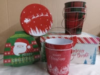 8 New | Holiday Containers | Buckets, Boxes & Tins