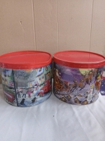 2 New | HUGE Buckets of Flavoured Popcorn | 13.5oz Caramel, 2oz White Cheddar, 3oz Butter