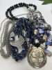 Rhinestone Brooch / 5 Lovely Necklaces - 6