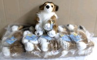 6 New Retired Ganz WEBKINZ Collies HM149 with Sealed Codes Intact | Around 6.5" Tall