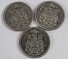 1968 - 2002 Canadian 50 Cent Half Dollars . 1968 &times;2 , 1969 , 1972 , 1973 , 1974 , 1976 & 2002 &times;2 . Nine (9) Coins . - 2