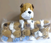 6 New Ganz WEBKINZ Bulldogs HM126 with Sealed Codes Intact | Around 7" Tall