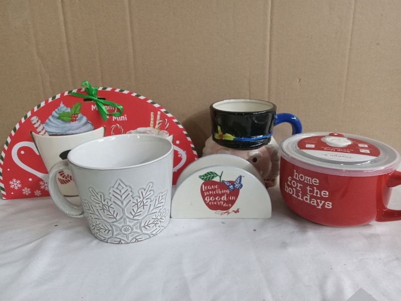 6pc New | Mug Lot | Largest Mug Has 740mL Capacity
