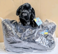 6 New Retired Ganz WEBKINZ Black Labs HM136 with Sealed Codes Intact | Around 6.5" Tall