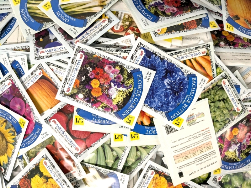 120+ New Flower, Ornamental Plant & Vegetable Seed Packs - Sell by 12/2024, Good to Plant This Year