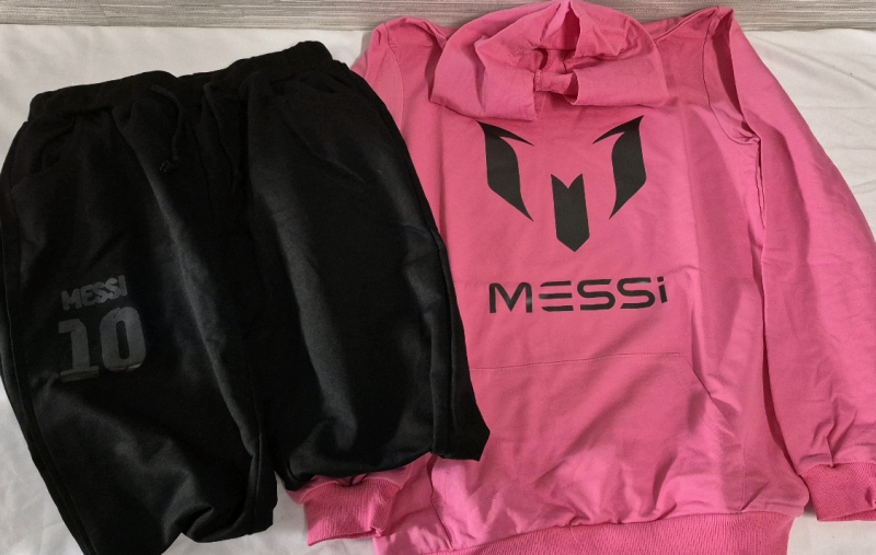 New sz 170cm (15-16yrs) Youth Messi Track Suit Hoodie & Pants