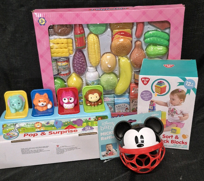 4 New Baby & Toddlers Learning and Development Toys 0M+ to 3yrs+
