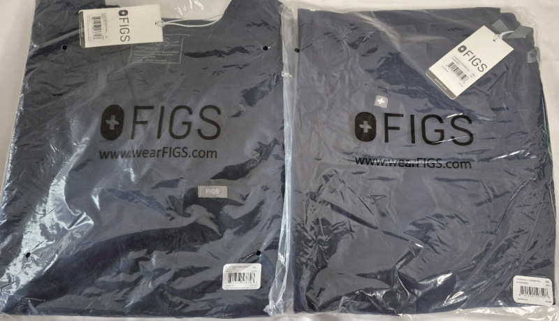 2 New Sz XL & 2XL Women's FIGS Scrub Top & Pants