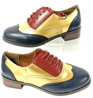 New EU Size 36 Ladies Fun & Fancy Perforated Oxford Dress Shoes | Retails Over $50