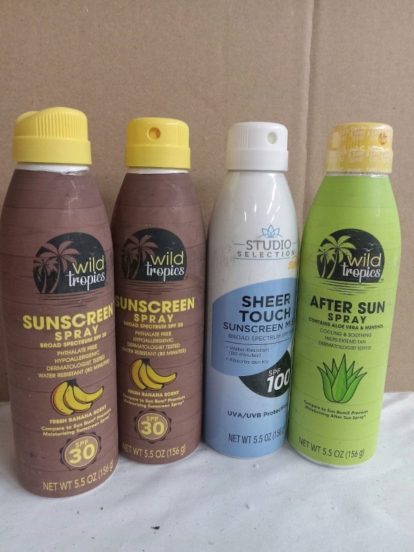 4 New | Sunscreen and after Sun | SPF 30 & 100