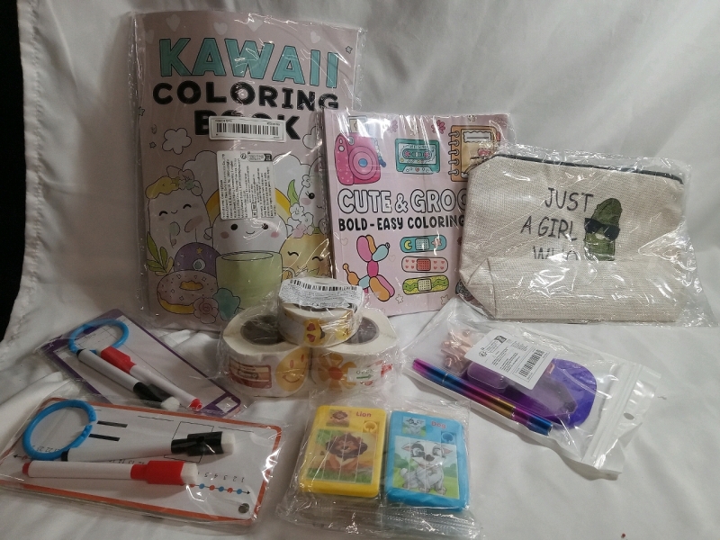 New | Girls Activity Lot | Includes Coloring Books, Stickers & More