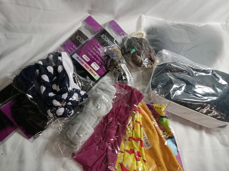 New | Ladies Hair Accessories Lot | Includes Headbands, Faux Hair and more