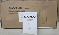 As New | Snan Touchless Kitchen Faucet with pull down sprayer Model# SKFS02