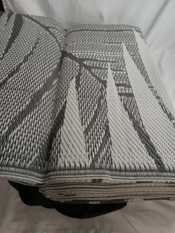 As New | Outdoor Straw Like Rug | Estimated to Be 7.6ft x 32ft