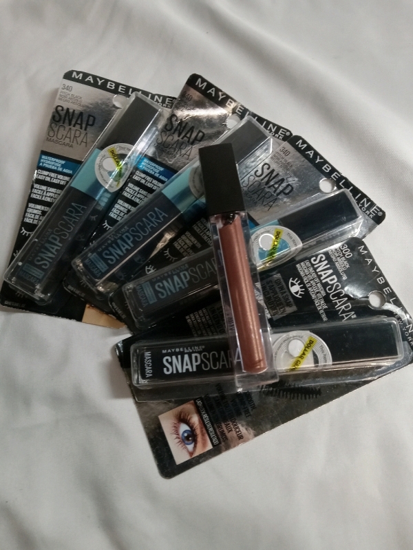 5 New | Makeup Lot | Includes Waterproof and reg. SnapScara & Maybelline Sensational Gloss in Blushed Bronze
