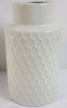 2 New 9" Ceramic Honey Comb Design Vases - 3