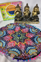 Buddha Candle Holder & New Pillow Cover & Origami Suncatchers