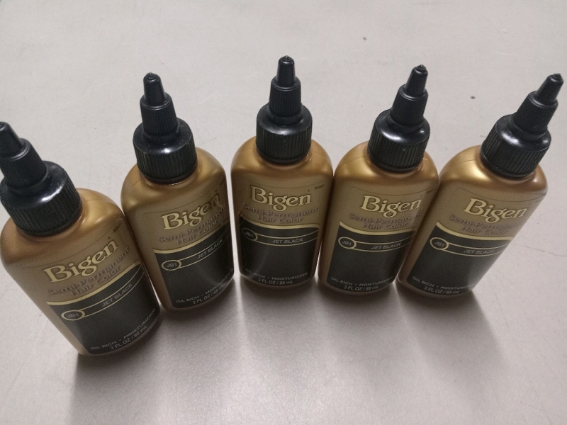 5 New | Jet Black Semi Permanent Haor Colour