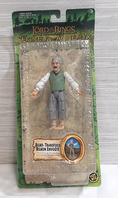 New The Lord of The Rings: The Fellowship of The Ring Bilbo Transfixed Figure from ToyBiz (Released 2004)