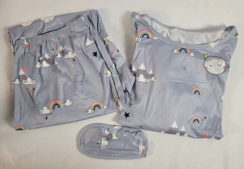New - 2pc. Ladies Size XL Pajama Set w/Sleeping Mask