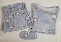 New - 2pc. Ladies Size XL Pajama Set w/Sleeping Mask