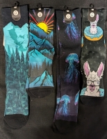 4 New: Size S/M & M/L - Assorted Socks - Knee High/Crew/High Compression